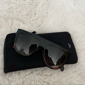 Celine Dark Havana Shadow Sunglasses